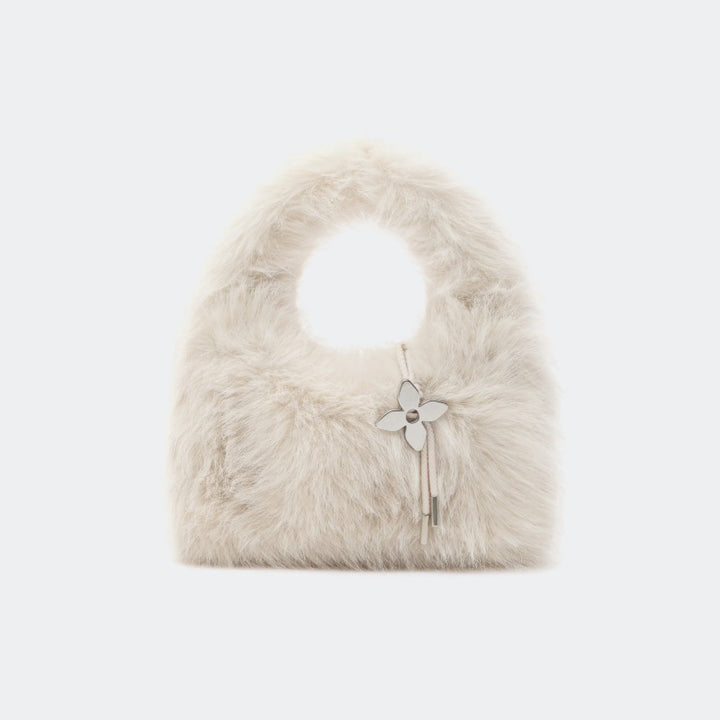 Mini Faux Fur Handbag with Cut-Out Handle – BLMI