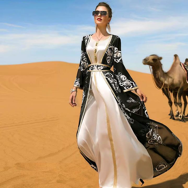 فستان ماكسي أنيق بأكمام طويلة – إيلارا
