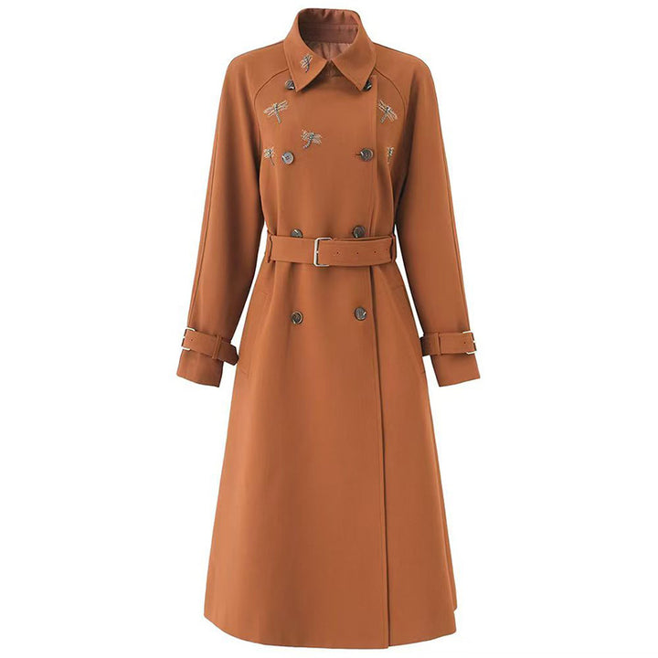 luxury embroidered trench coat – EMBLEM