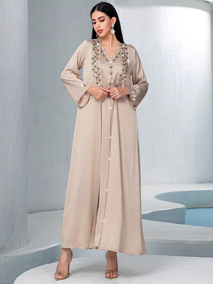 Elegant Long Sleeve Maxi Dress – AURORA