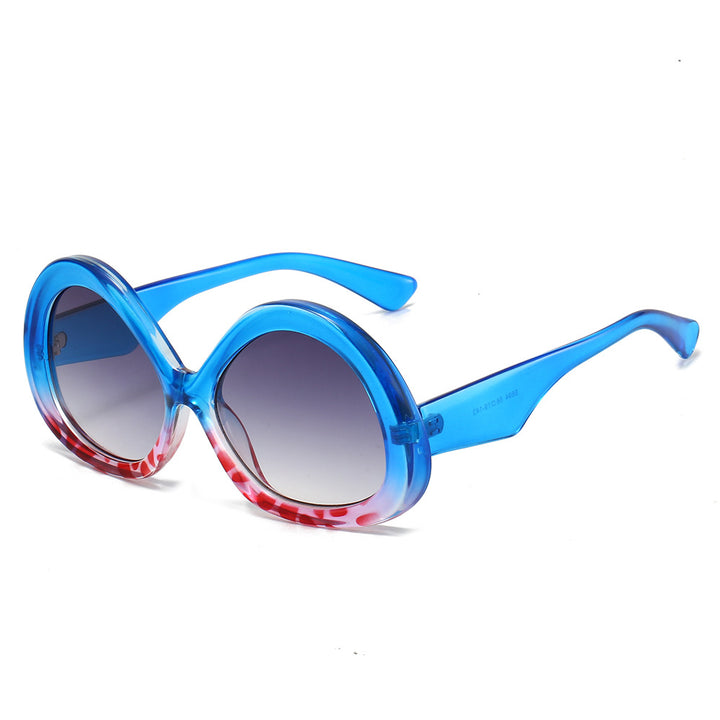 oval oversized sunglasses with gradient lenses - NOZIVA