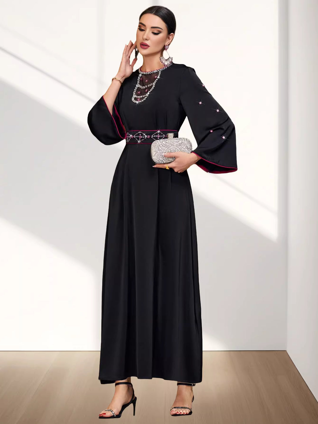 Sleeveless Elegant Maxi Dress – IRIS