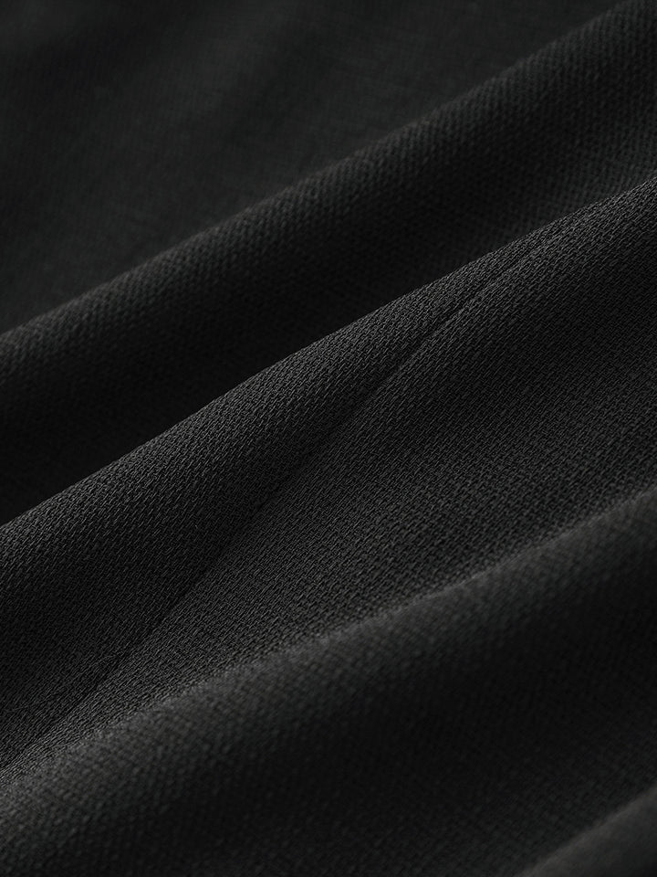 robe cache-cœur à manches trois-quarts avec revers à sequins et appliqué floral – ALINA 