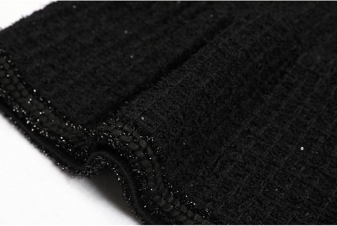 Geplooide top met uitlopende mouwen en maxi-rok set met tailleband – Rosiny 