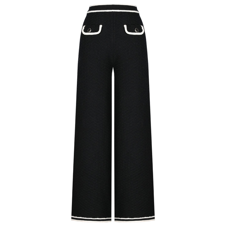 Plissiertes Oberteil mit ausgestellten Ärmeln und Maxirock-Set mit Taillengürtel – Rosiny 