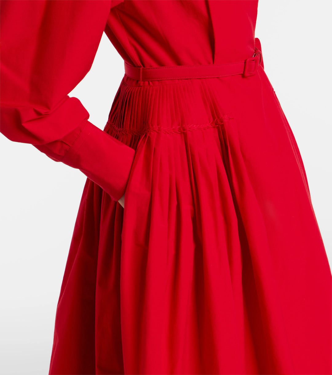 Scarlet Belted Shirt Maxi Dress - Veronas