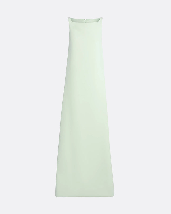 Minimalist Mint Sleeveless Maxi Dress - Elara