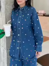 Haut à manches évasées plissées et ensemble jupe longue avec ceinture à la taille – Rosiny 