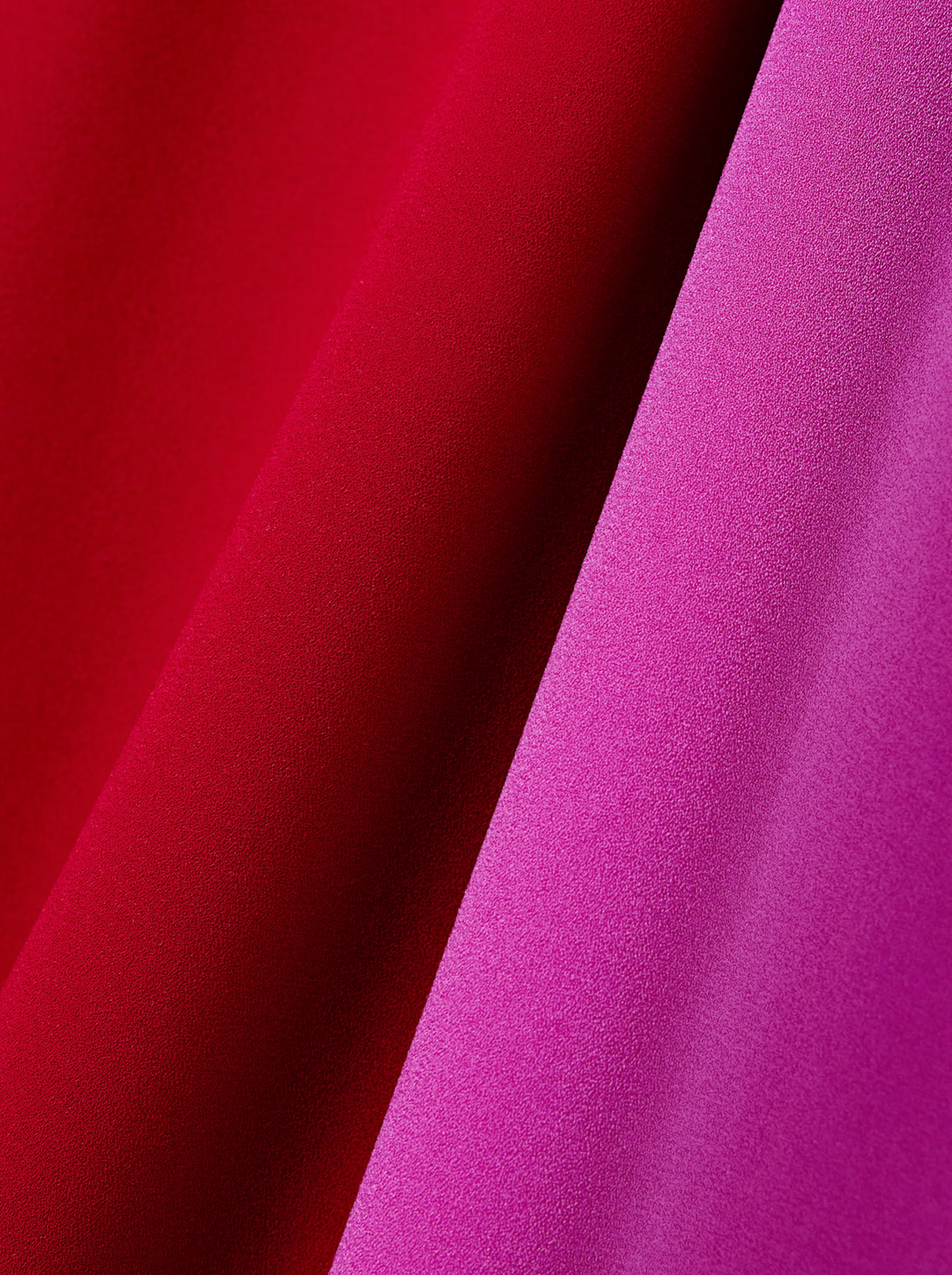 Red shoulder off dress with side cape - ROLOH