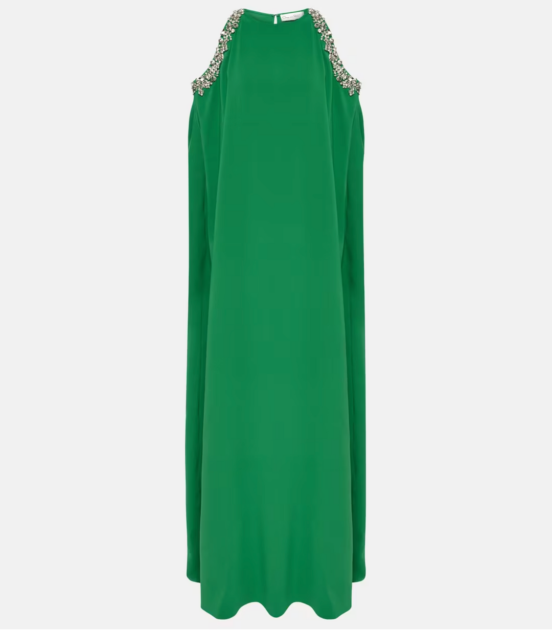 embellished cold-shoulder cape gown – Joriey-1