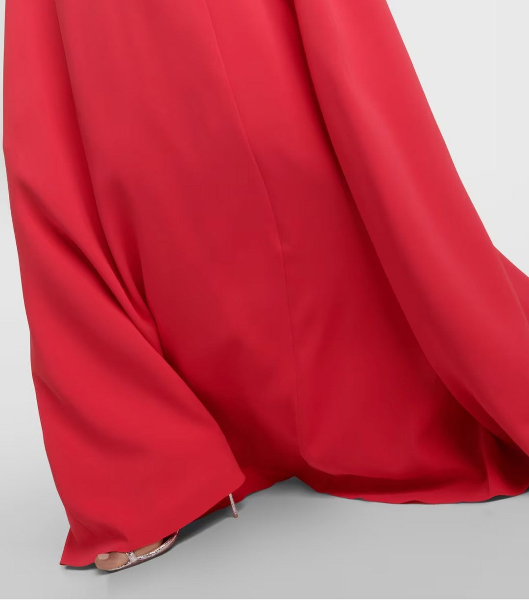 embellished cold-shoulder cape gown – Joriey-1