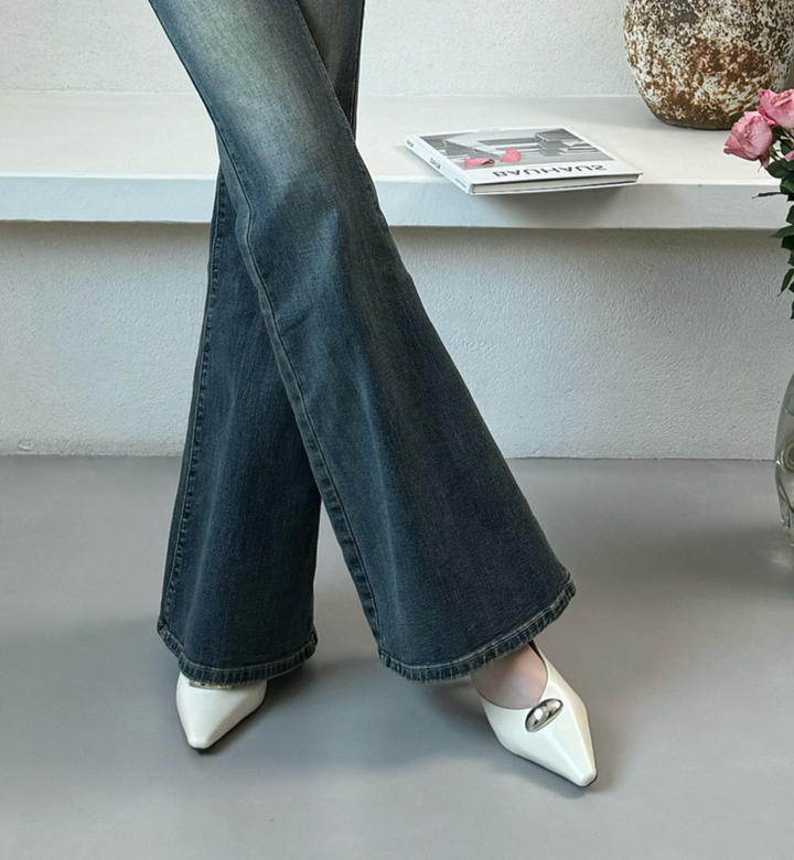 Plissiertes Oberteil mit ausgestellten Ärmeln und Maxirock-Set mit Taillengürtel – Rosiny 