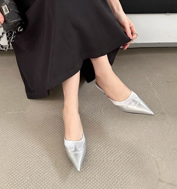 Plissiertes Oberteil mit ausgestellten Ärmeln und Maxirock-Set mit Taillengürtel – Rosiny 