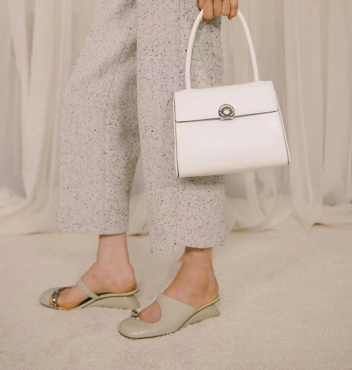 Geplooide top met uitlopende mouwen en maxi-rok set met tailleband – Rosiny 