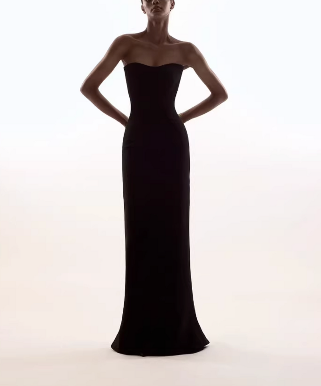 Plissiertes Oberteil mit ausgestellten Ärmeln und Maxirock-Set mit Taillengürtel – Rosiny 