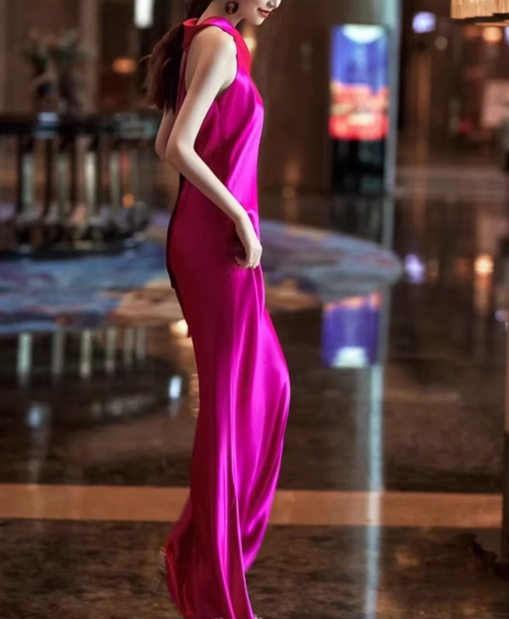 Plissiertes Oberteil mit ausgestellten Ärmeln und Maxirock-Set mit Taillengürtel – Rosiny 