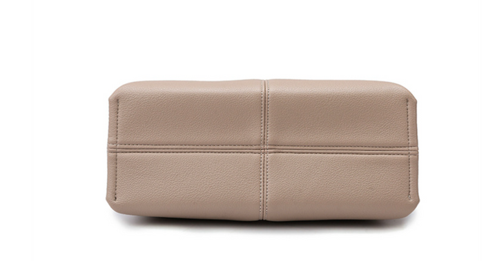 Soft Leather Hobo Bag with Adjustable Strap – TAUPE