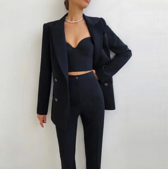 three-piece tailored suit set – LILAC