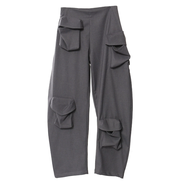 high-waist cargo wide-leg pants – ATLAS