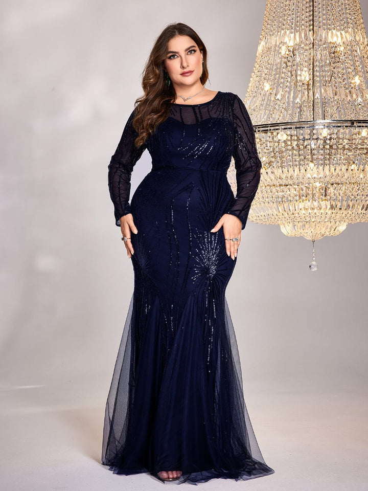 Plissiertes Oberteil mit ausgestellten Ärmeln und Maxirock-Set mit Taillengürtel – Rosiny 
