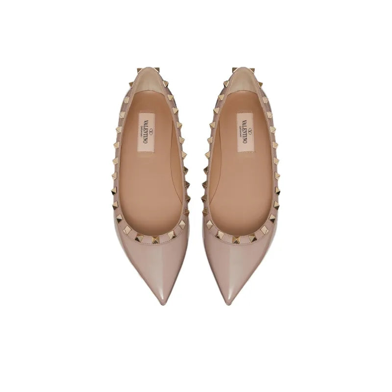pointed flats with studded trim - LUNAZWI
