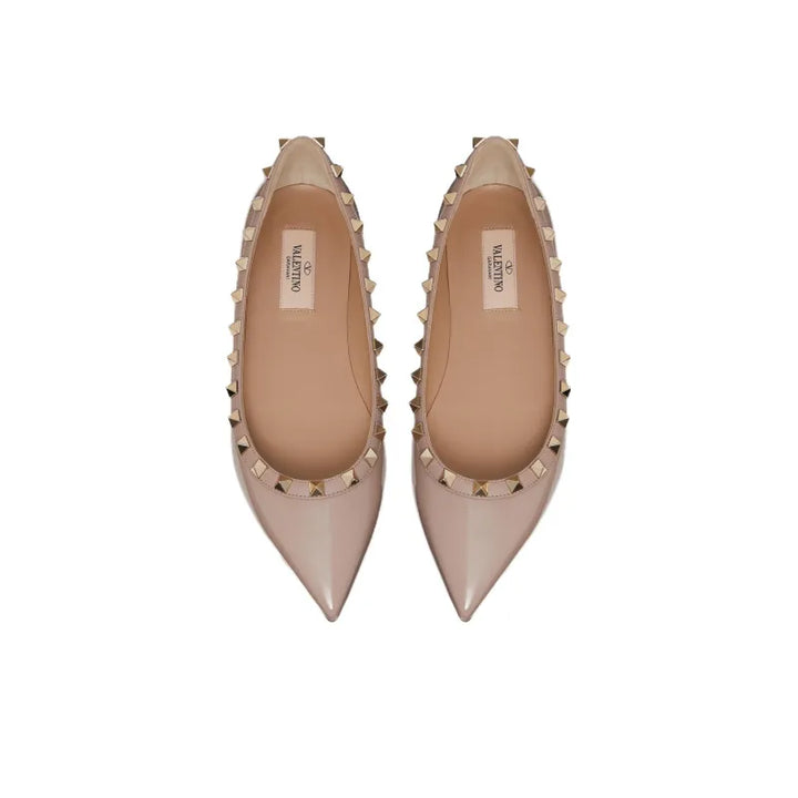 pointed flats with studded trim - LUNAZWI