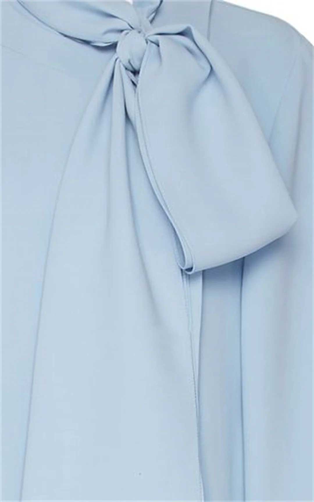 bow-neck draped gown with side slit – REZIIN