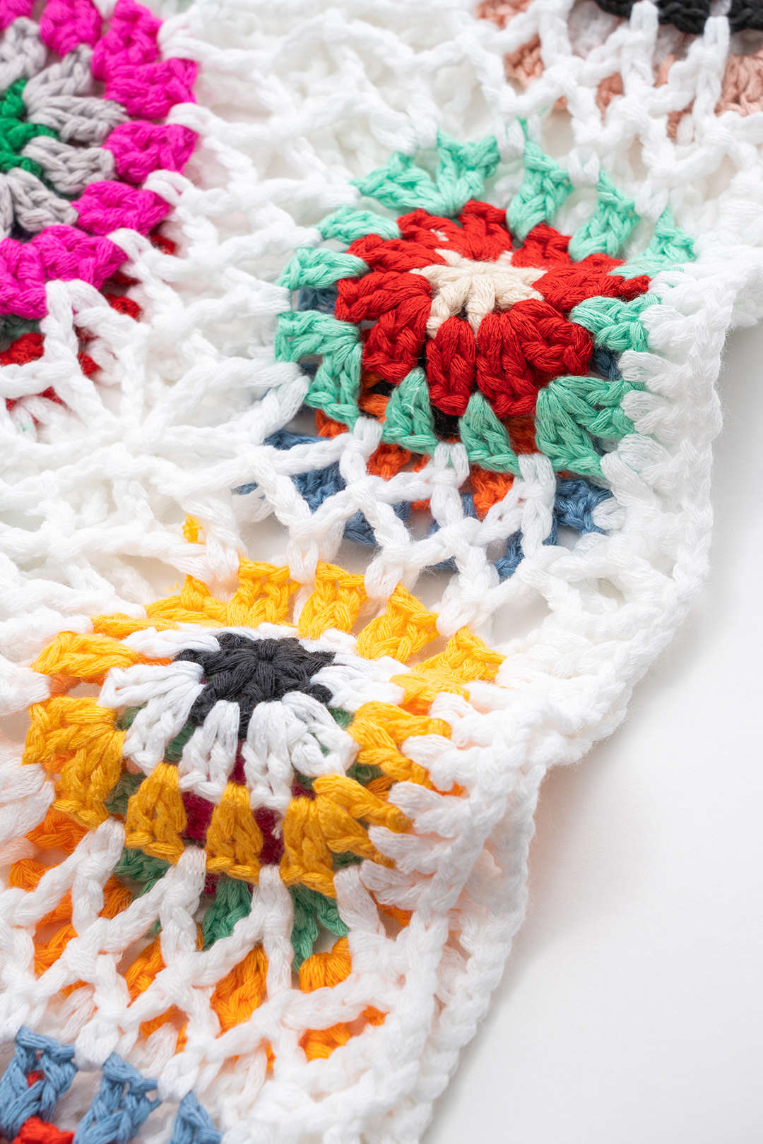 Knit Contrast Cut Out Skirt