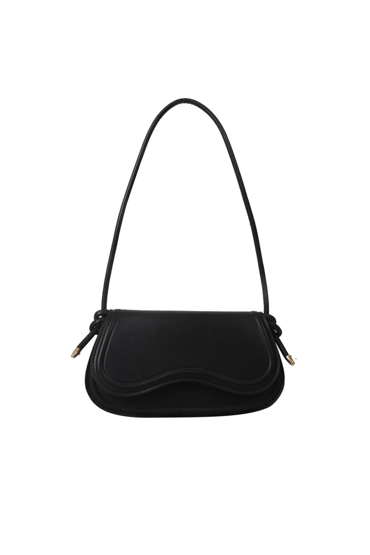 Faux Leather Shoulder Bag