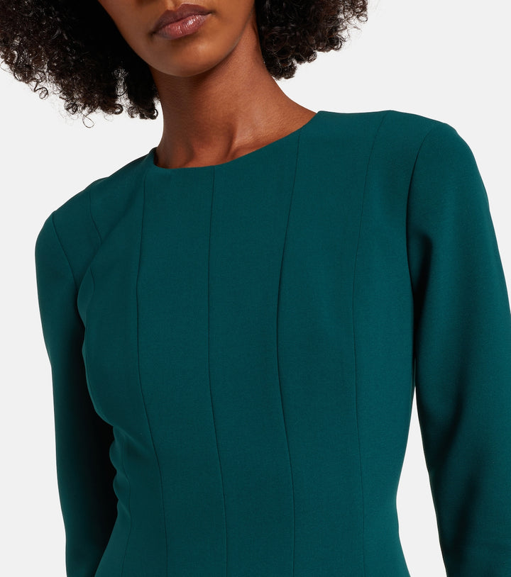 فستان ميدي بأكمام طويلة وقصة واسعة من الأسفل – ريناه