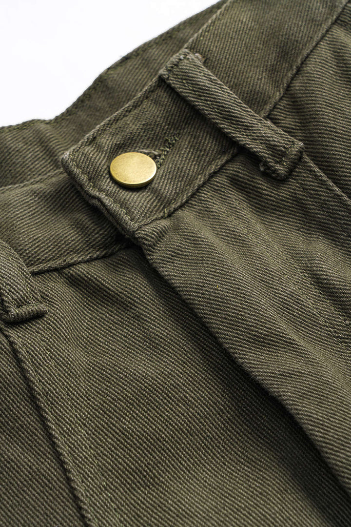 Denim Wide Leg Barrel Jeans