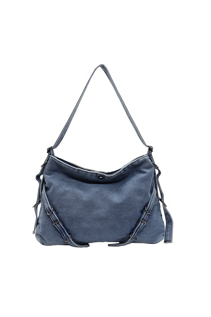 Washed Denim Cross-Body Bag