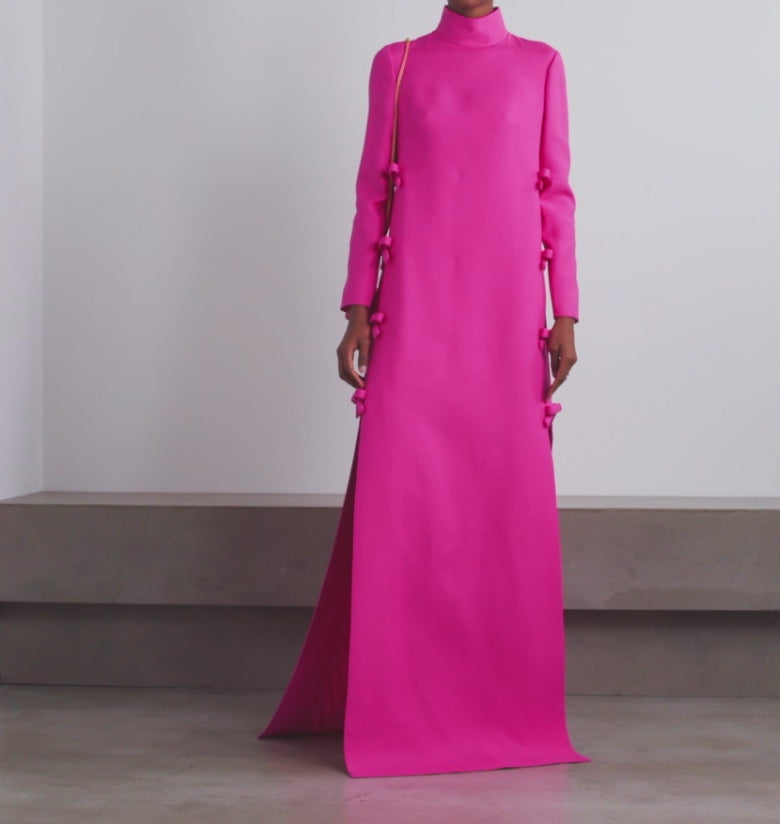 side-bow slit gown – Zilpah